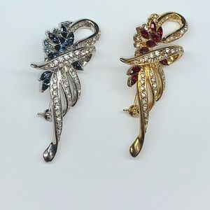 Silver and Gold Brooch